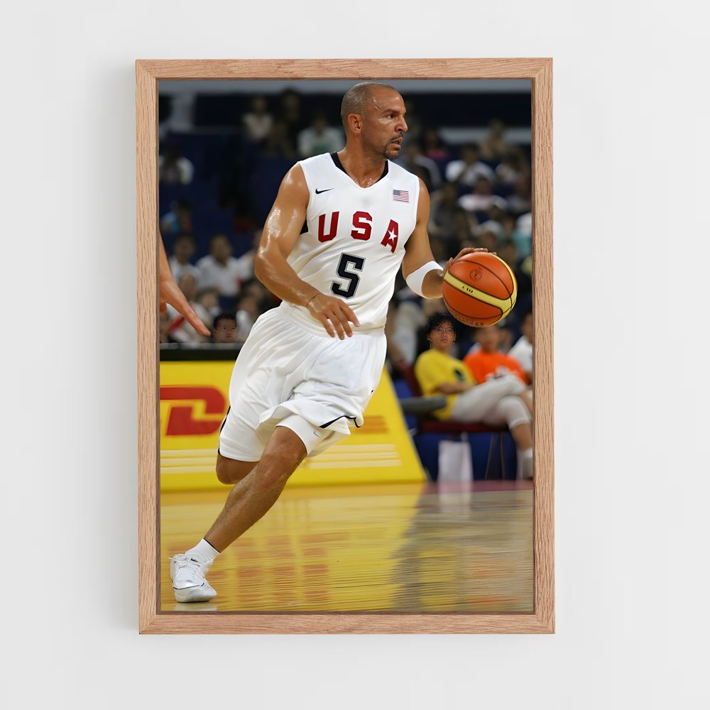 Poster Envolée Énergique – affiche Basketball (vue 4)